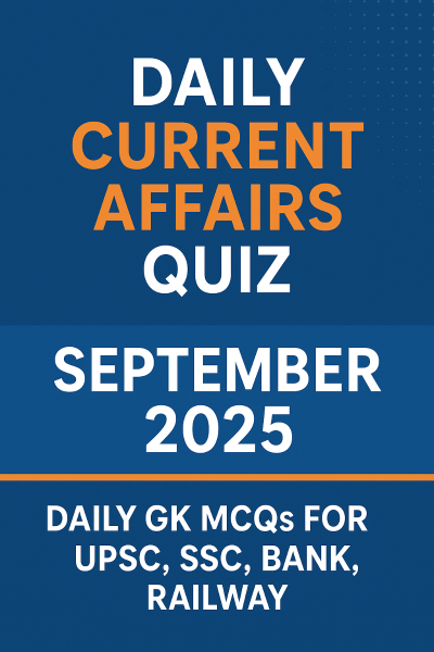 thumbnail aily Current Affairs Quiz September 2025